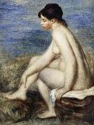 Pierre Renoir Seated Bather oil painting